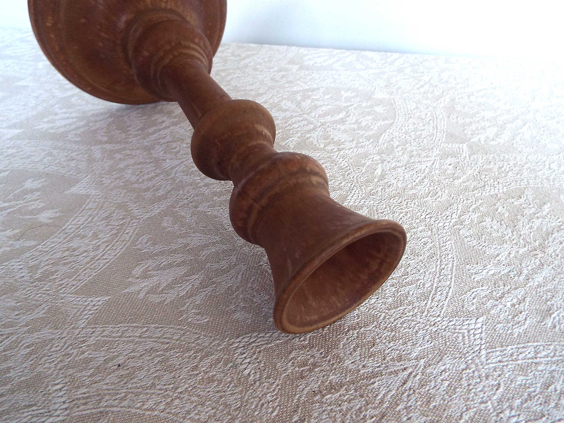 Stoneware candle holder