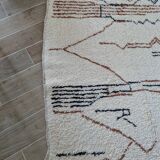 Handwoven wool Berber rug