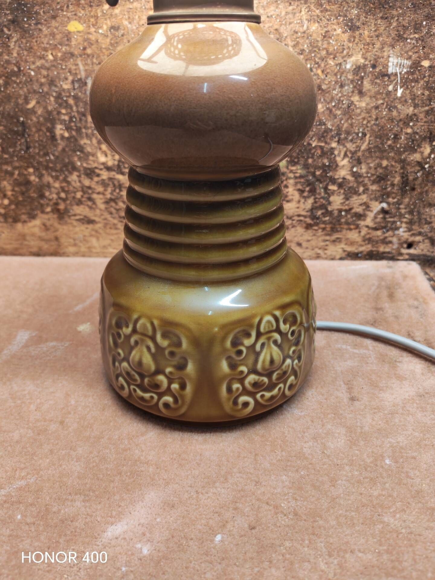 Mirostowice table lamp PRL Poland by Adam Sadulski 1970