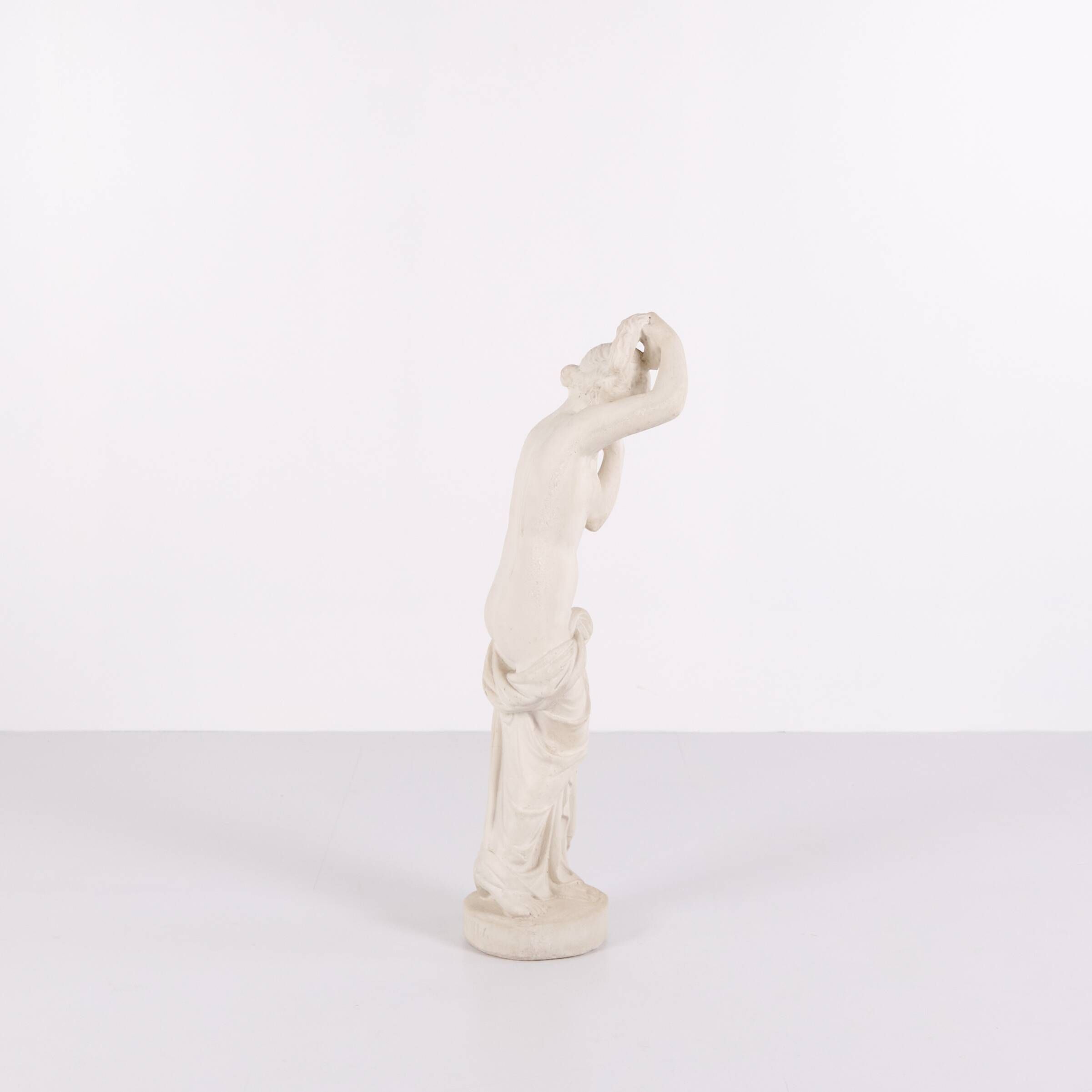 Sculpture – Female figure – Partially undressed – Biscuit porcelain – 1920s – Rare size