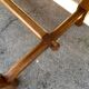 Dining farm table for 8 people in solid oak with 1 drawer 1950 200x85x79cm