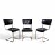 Lot de 3 chaises cantilever S 43 de Mart Stam, années 1930