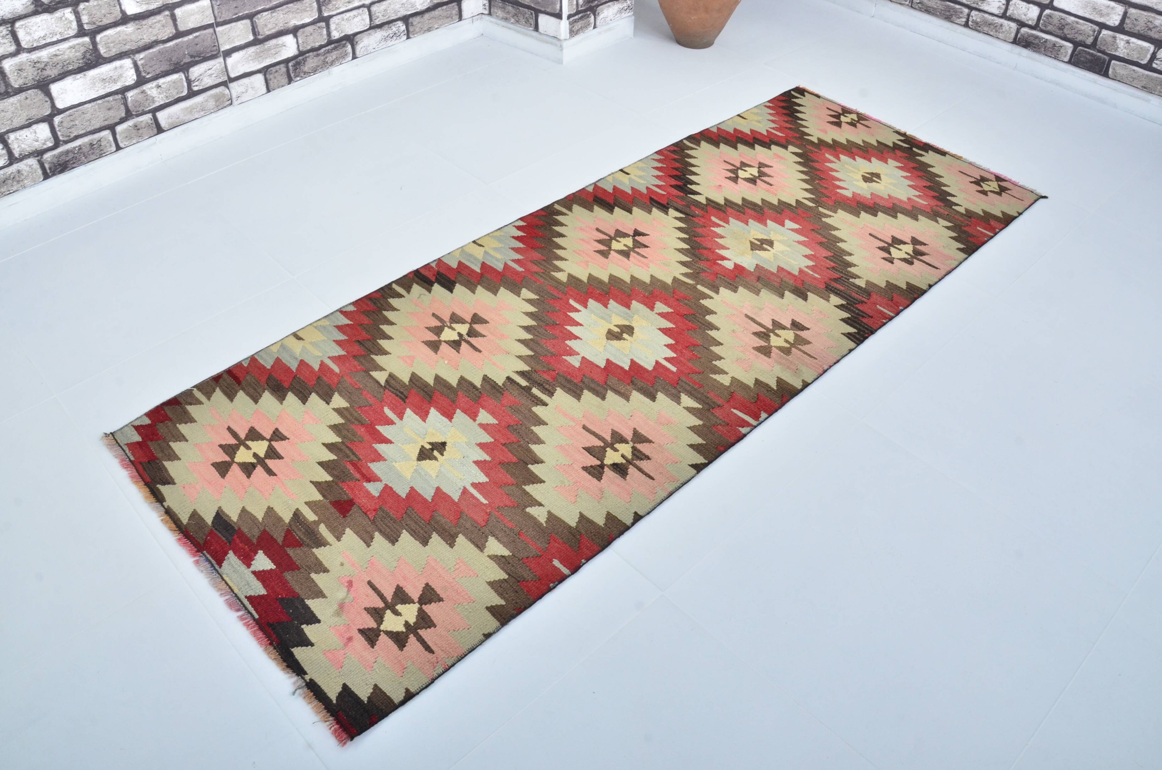 Vintage Turkish Wool Floral Carpet sku 3406
