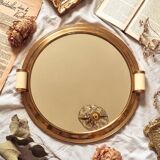 Large art deco mirror tray
