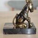 Free-standing donkey in resin