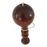 Old wooden Bilboquet - wood color Height 16 Cm