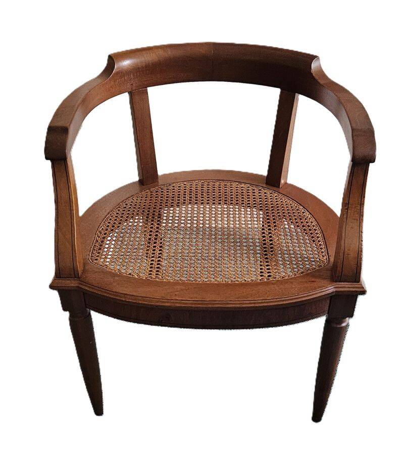 Fauteuil Gondole Assise Cannée