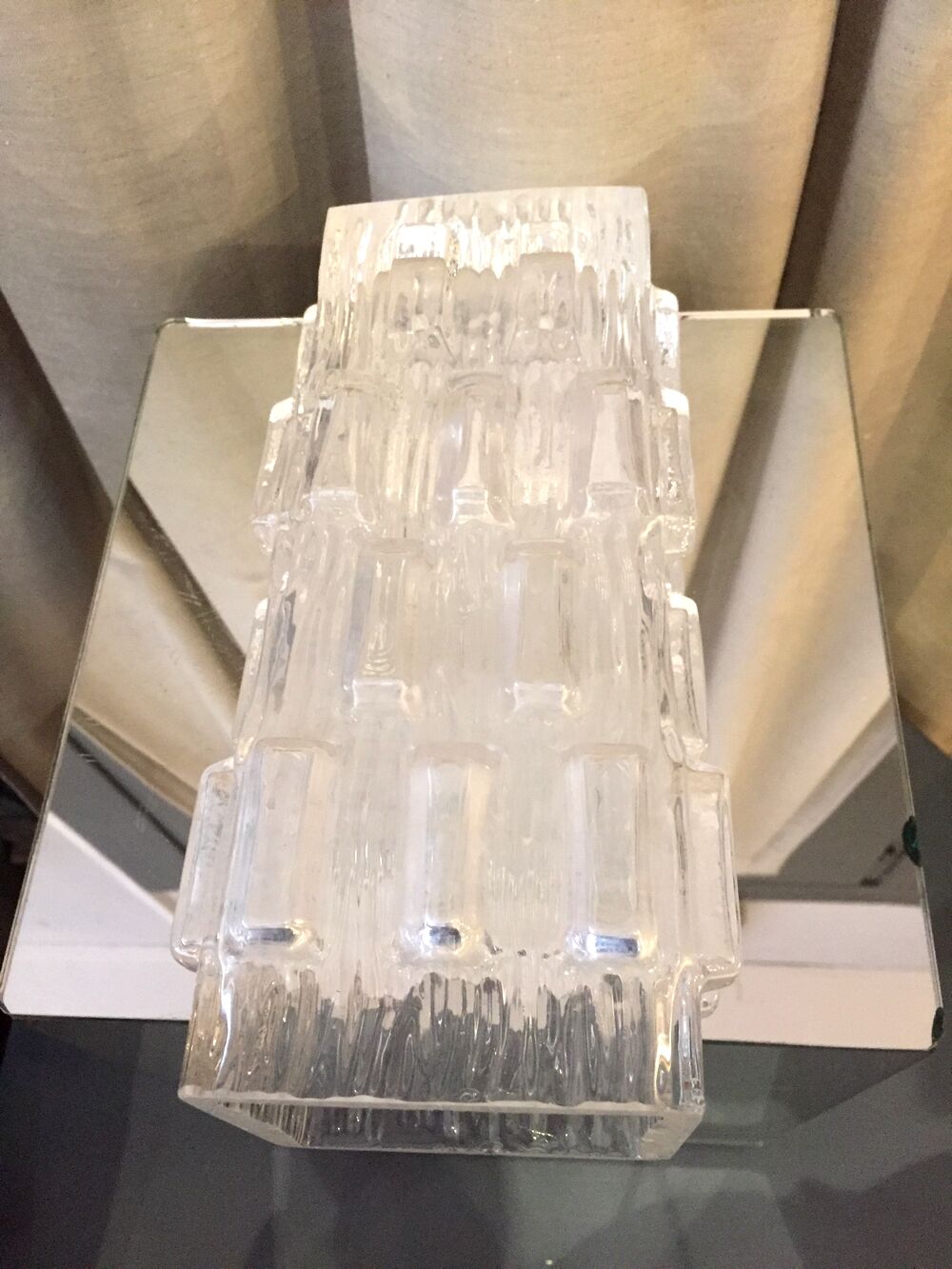 Vase art deco rectangle