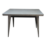 Antique large Tolix A table in brushed metal