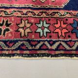 Antique azeri runner 483x84 cm, kazak, caucasian wool rug tribal handmade
