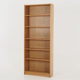 Bookcase with oak veneer scandinavian design from the 70s