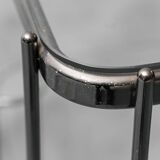 Carrello in metallo con ripiani in vetro anni ’60 vintage modernariato