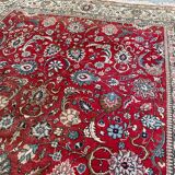 Large vintage Persian carpet tabriz 244x344 cm