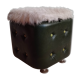 Space pouf with storage from the 70