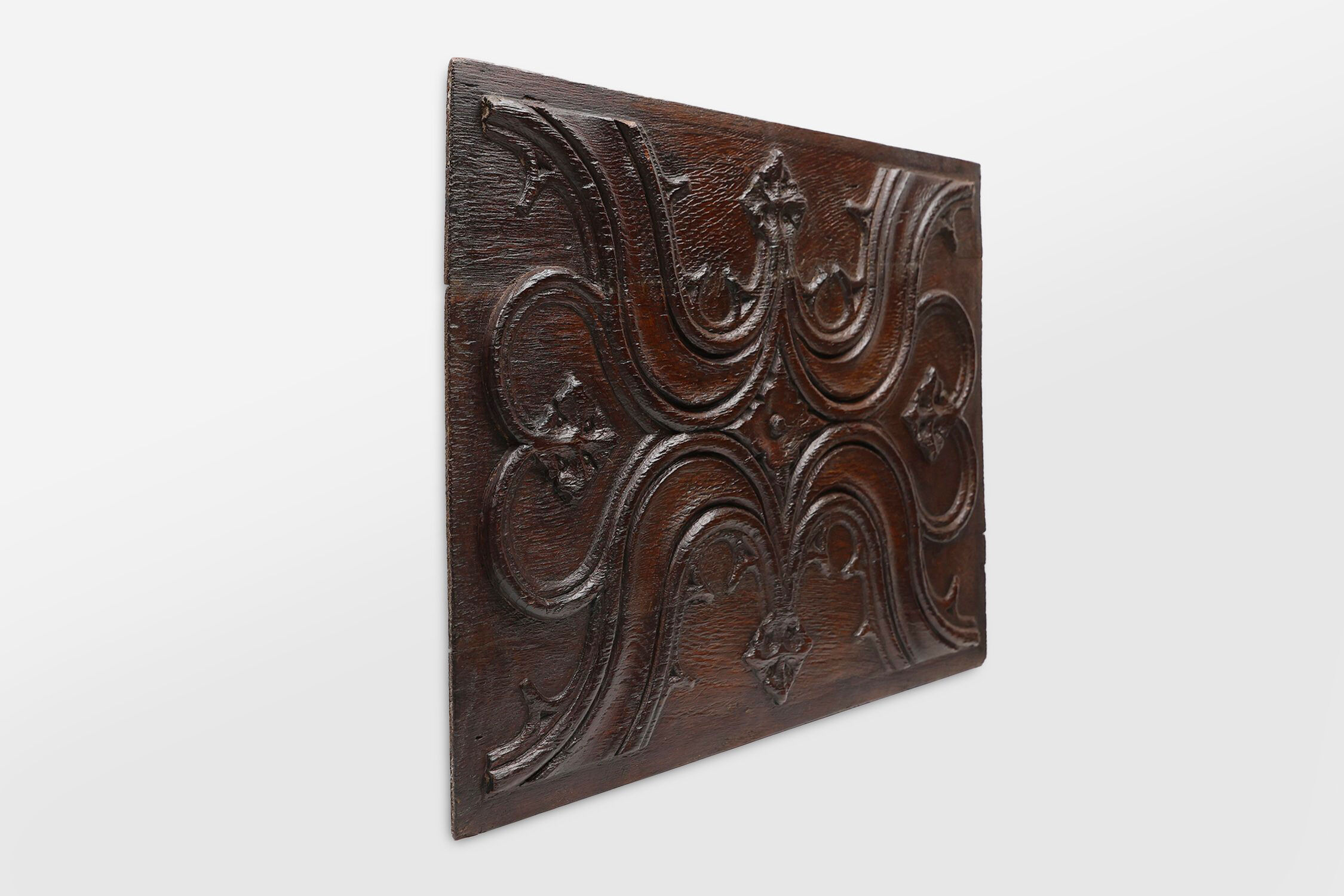16th Century Hand-Crafted Gothic Panel in Oak, Belgium