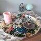 Flowered tray