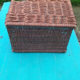 Wicker log basket