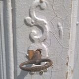 Moulded door with xix eme frame