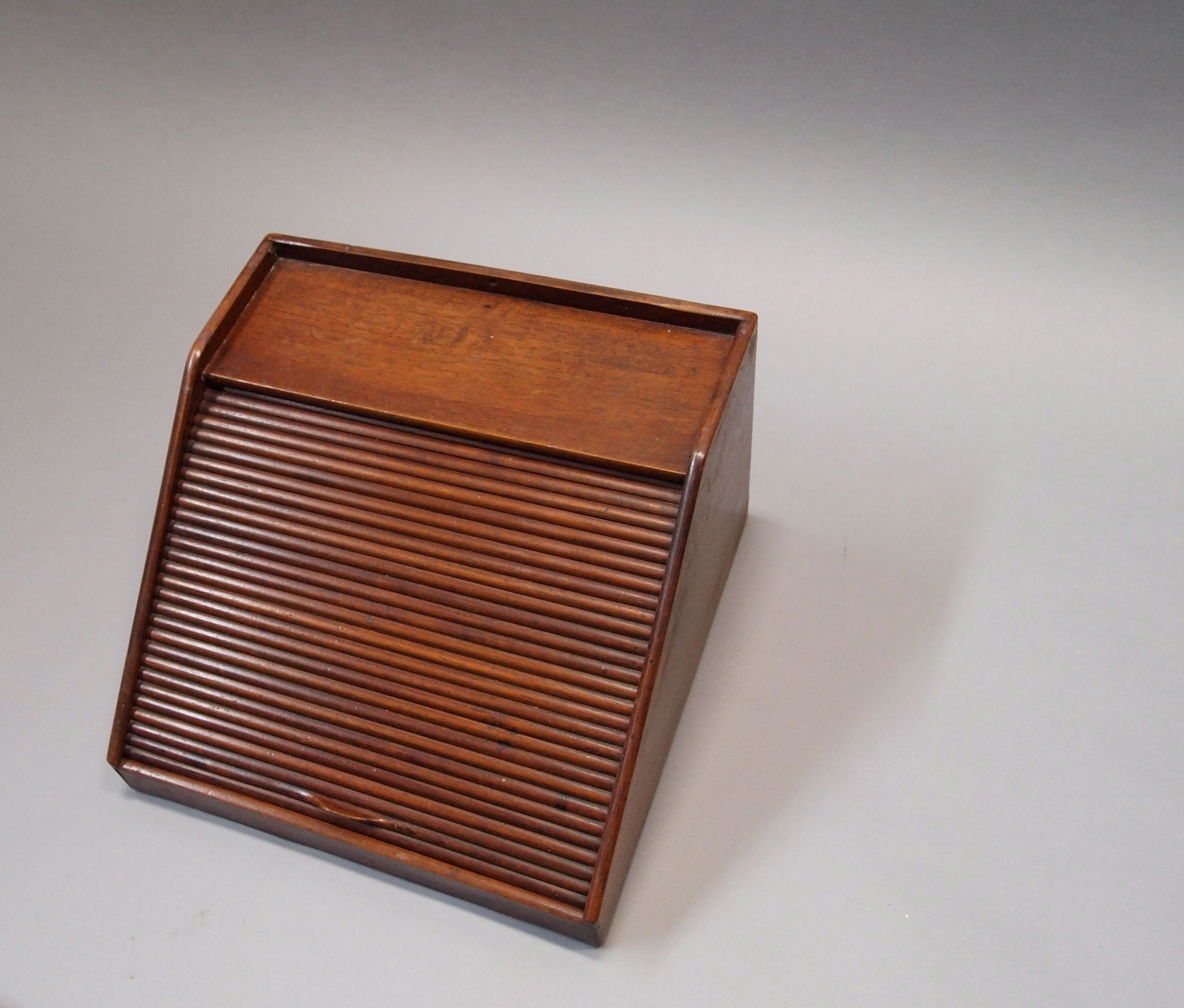 Walnut office storage box
