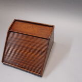 Walnut office storage box