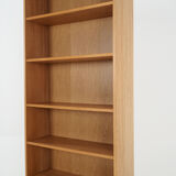 Bookcase with oak veneer scandinavian design from the 70s