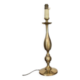 Lampe balustre vintage en laiton doré 51cm