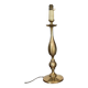 Vintage baluster lamp in golden brass 51cm