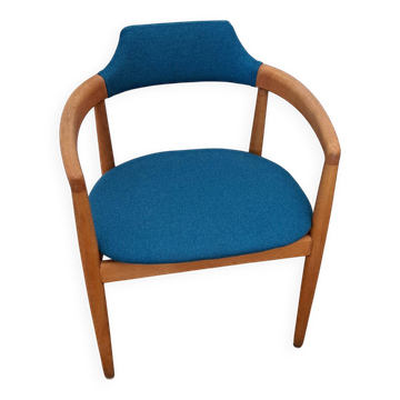Fauteuil en laine, Danemark 1960
