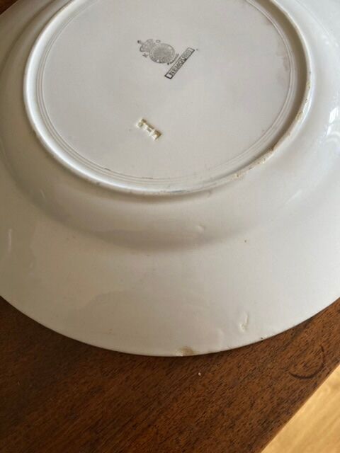 Luneville earthenware dish "Nemours"