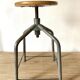 Adjustable screw workshop stool, 1960s