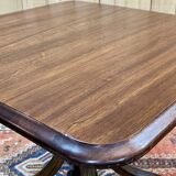 Mahogany and beech bistro table, made in the 1950s