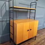 Vintage Scandinavian self-supporting shelf cabinet 1960