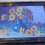 Ancient painting "with a vase of flowers"