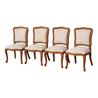 Set of 4 Vintage Chairs in Louis XV / Louis Philippe Style
