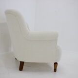 1940s 2-Seater Sofa in Sheepskin Fabric, Czechoslovakia