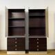 Bookcases of a Mahogany Executive Desk Set, Abbondinterni Italian publisher
