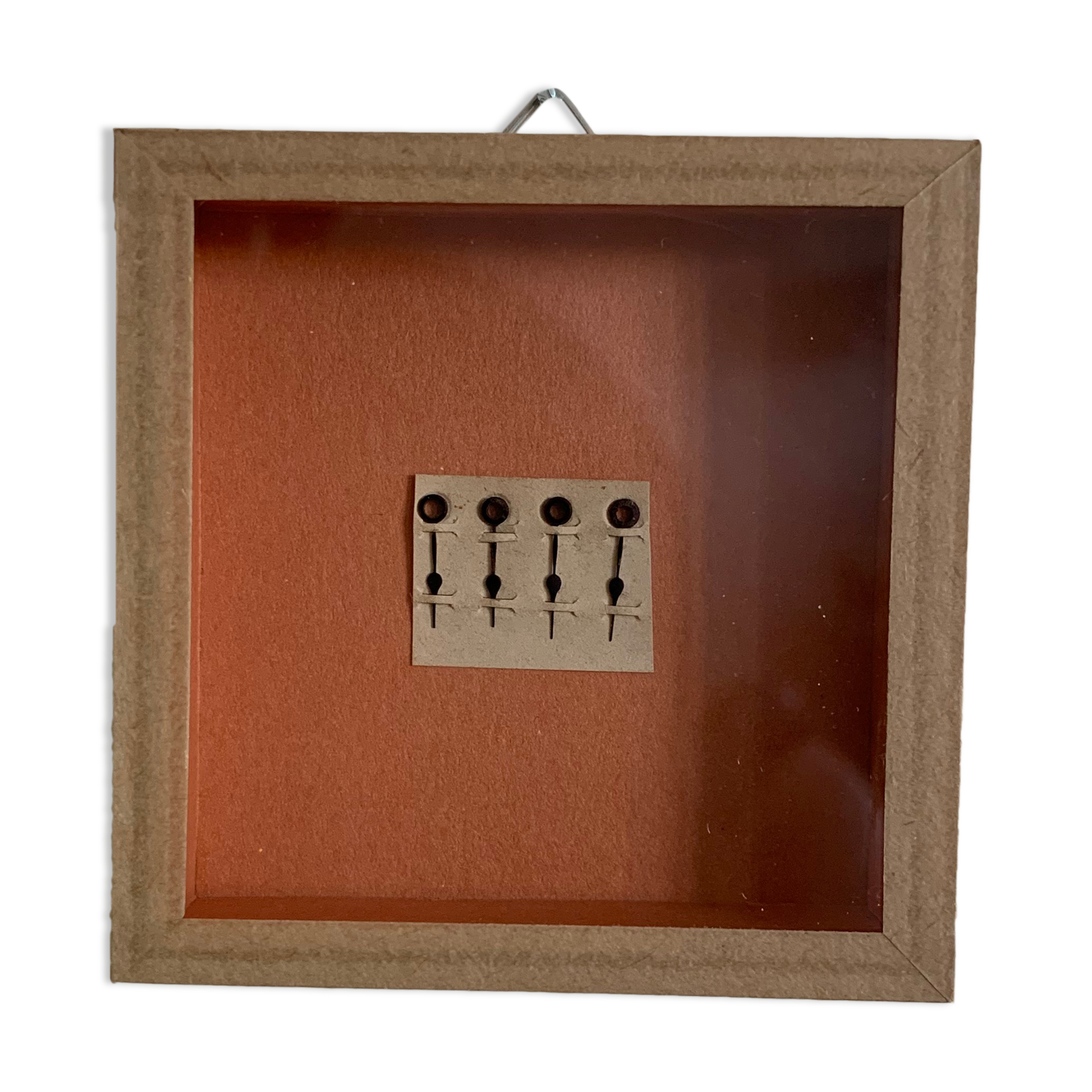 Miniature frame antique pocket watch hands