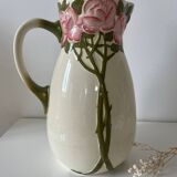Pitcher Sarreguemines Barbotine