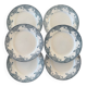 Set of 6 Saint-Amand Ironstone Plates Model Suzanne | Vaisse