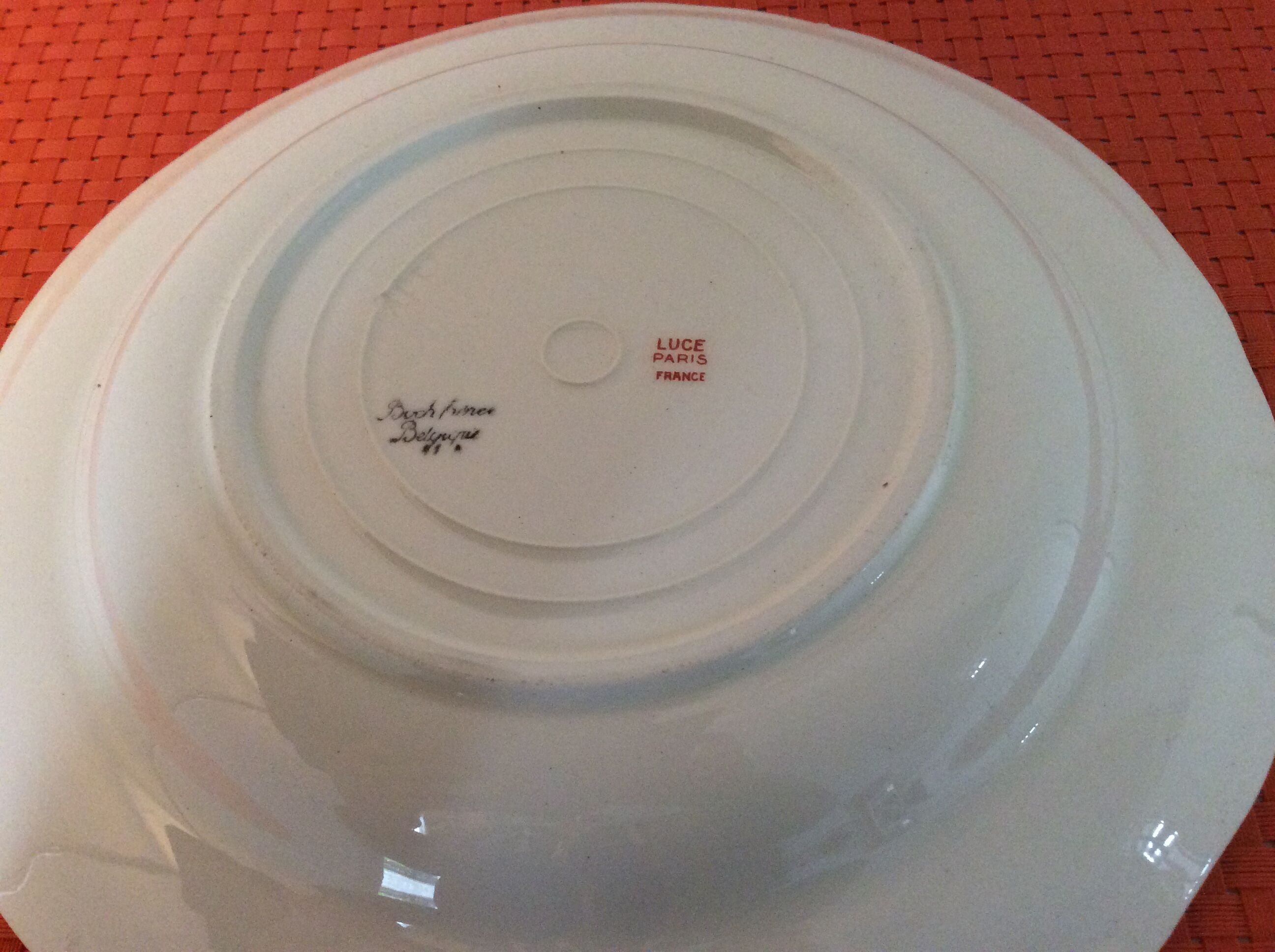 Luce Paris Art Deco hollow plates