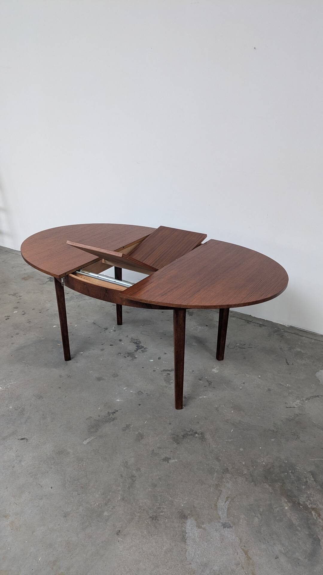 Vintage Scandinavian design table and chairs.