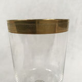 Series of eleven crystal walking glasses