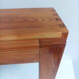 Armoire murale miroir pin massif 80s