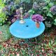 Table de jardin vintage verte