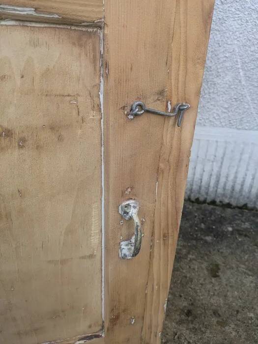 Antique wooden sideboard