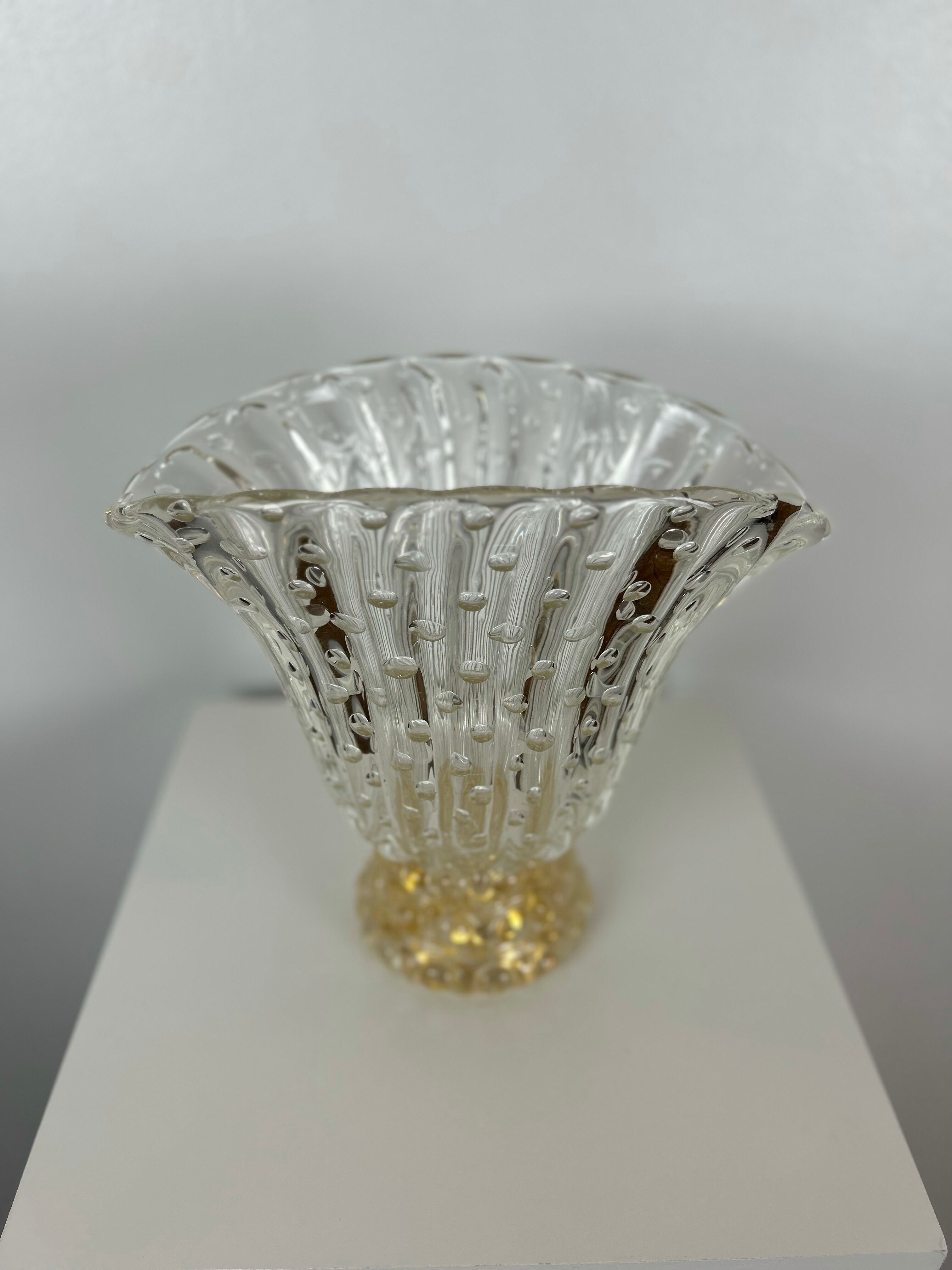 Italian vase, XXth century, Murano