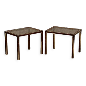 Paire de tables basses