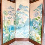 Art Nouveau screen 1900 floral decoration
