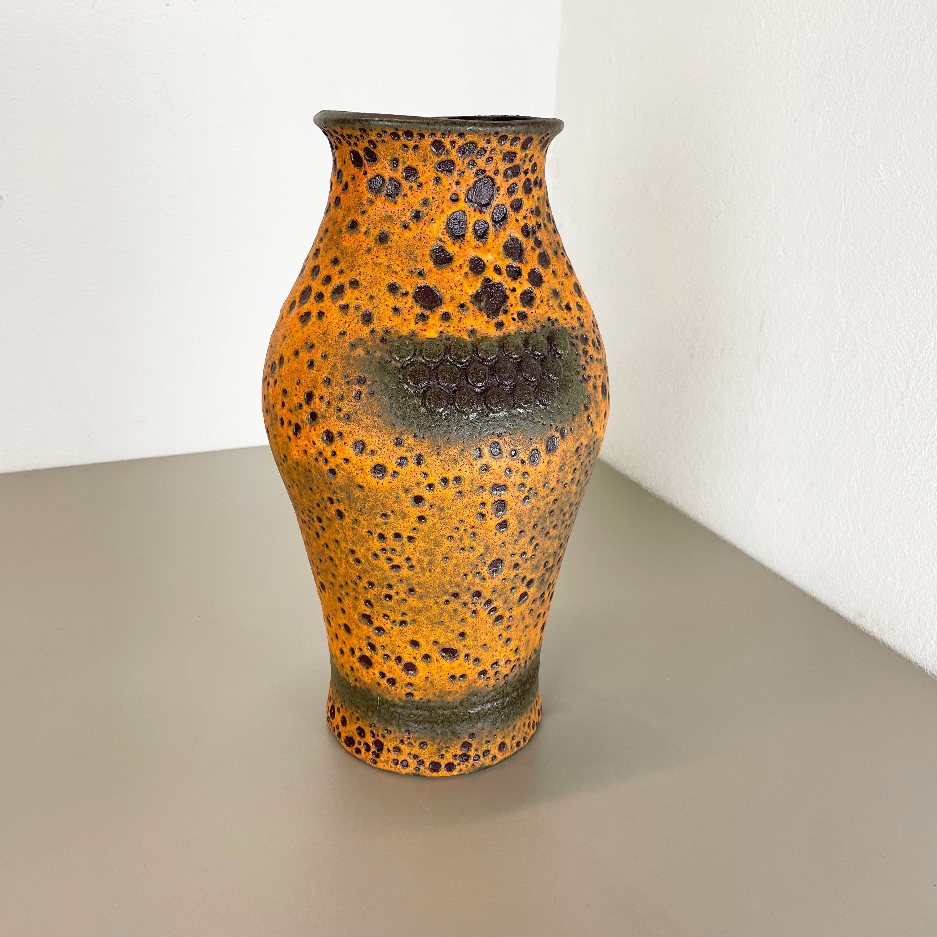 Fat Lava Ceramic Vase "Robot" by Heinz Siery Carstens Tönnieshof, Germany, 1960s