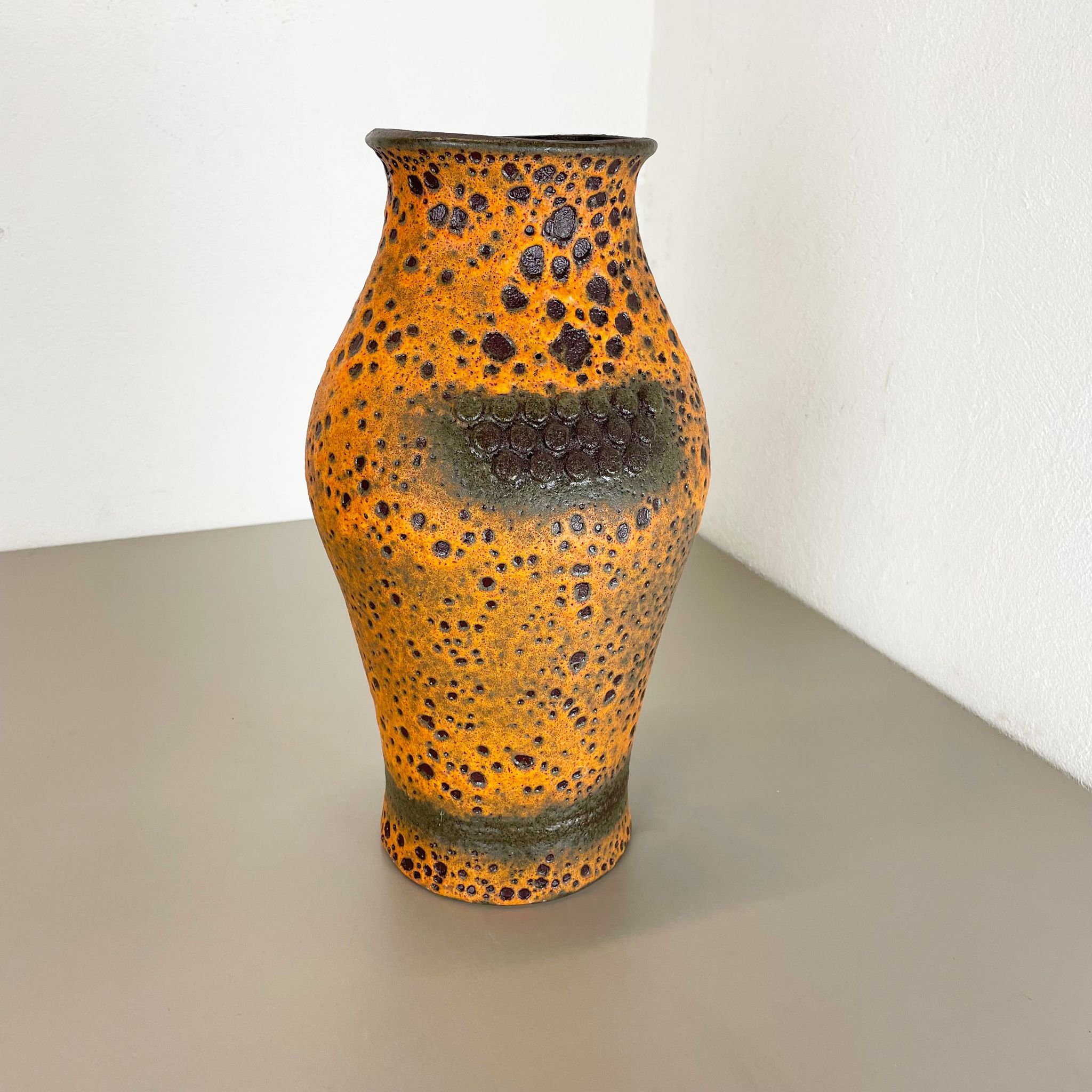 Fat Lava Ceramic Vase "Robot" by Heinz Siery Carstens Tönnieshof, Germany, 1960s
